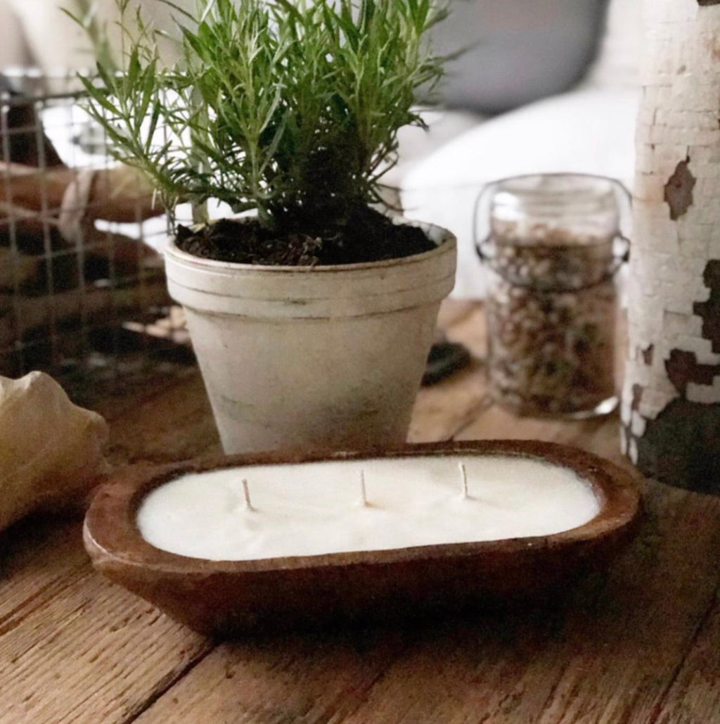 Scented candle - Rustic style
