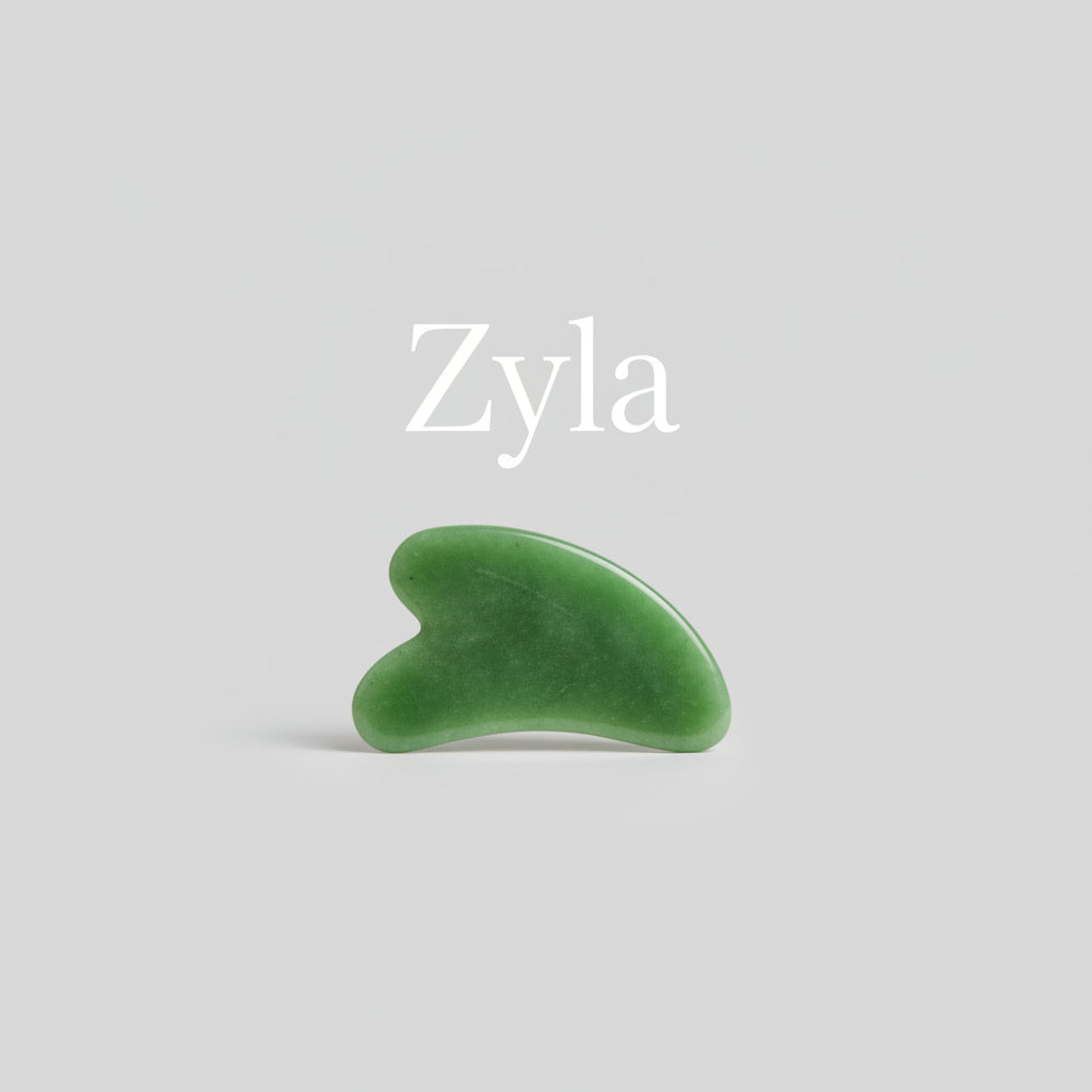 ZYLA Sculpting Duo Jade Roller + Rose Quartz Gua Sha