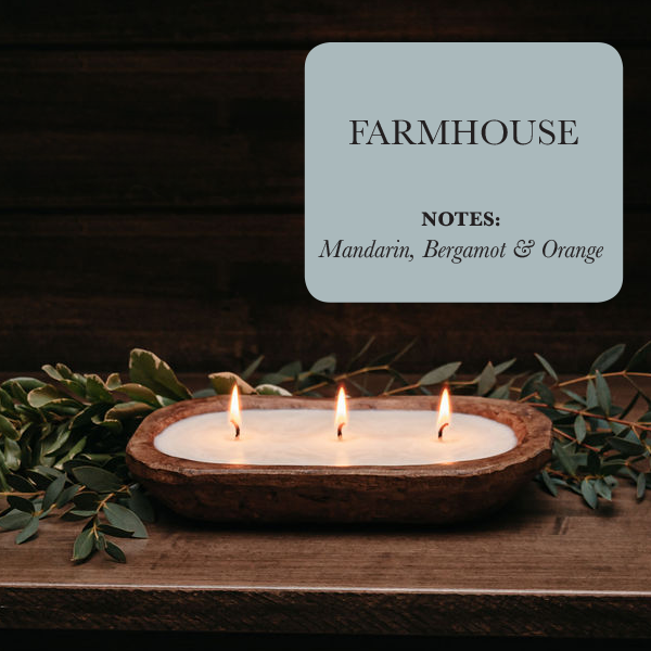 Scented candle - Rustic style